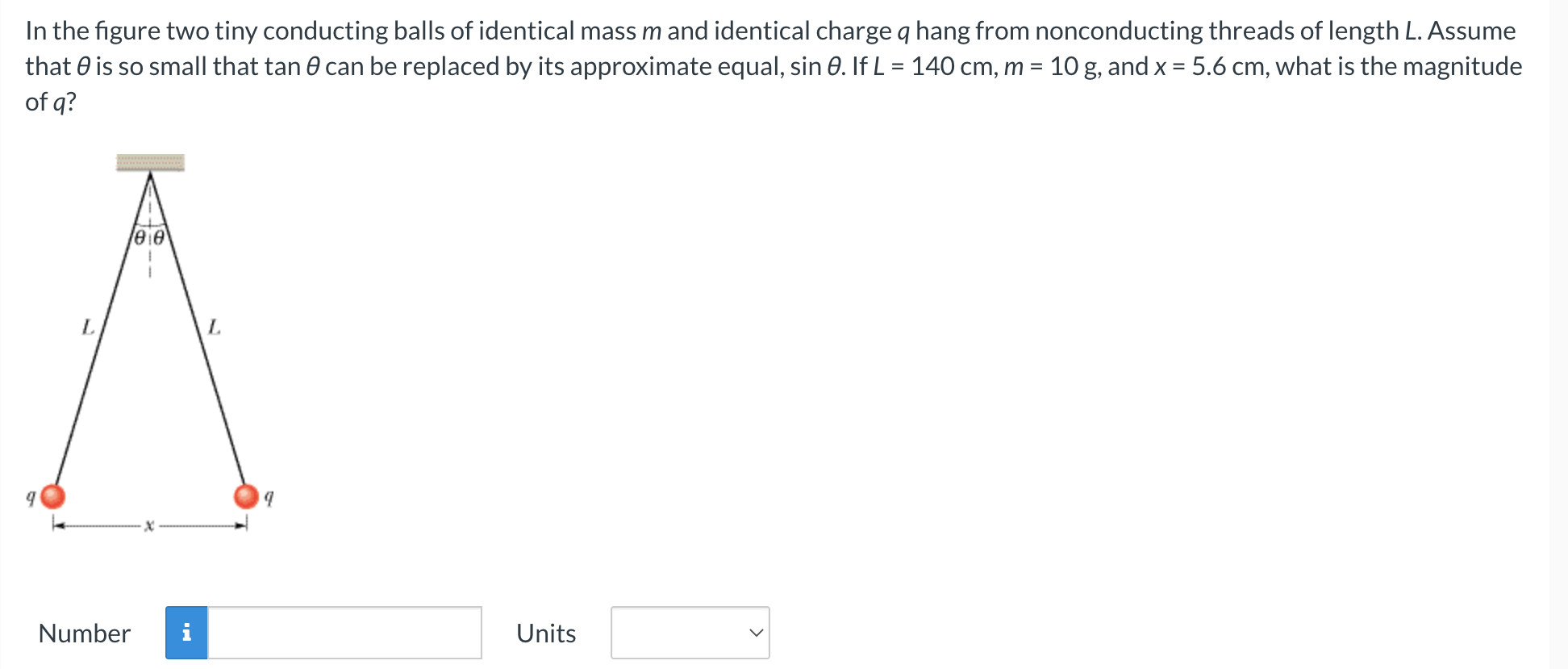 Solved In The Figure Two Tiny Conducting Balls Of Identical | Chegg.com