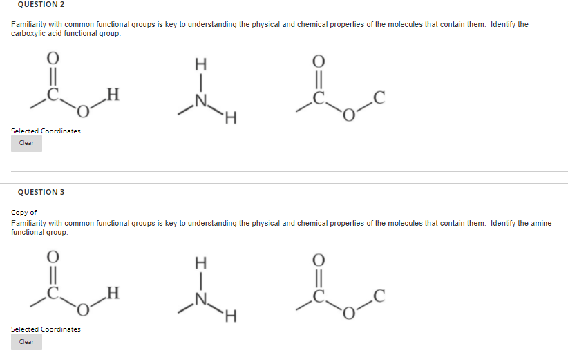 functional groups and properties