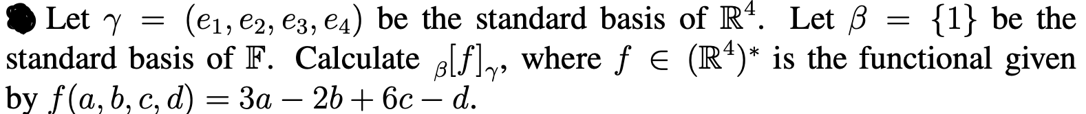 Solved Letr = = (C1, C2, C3, C4) be the standard basis of | Chegg.com