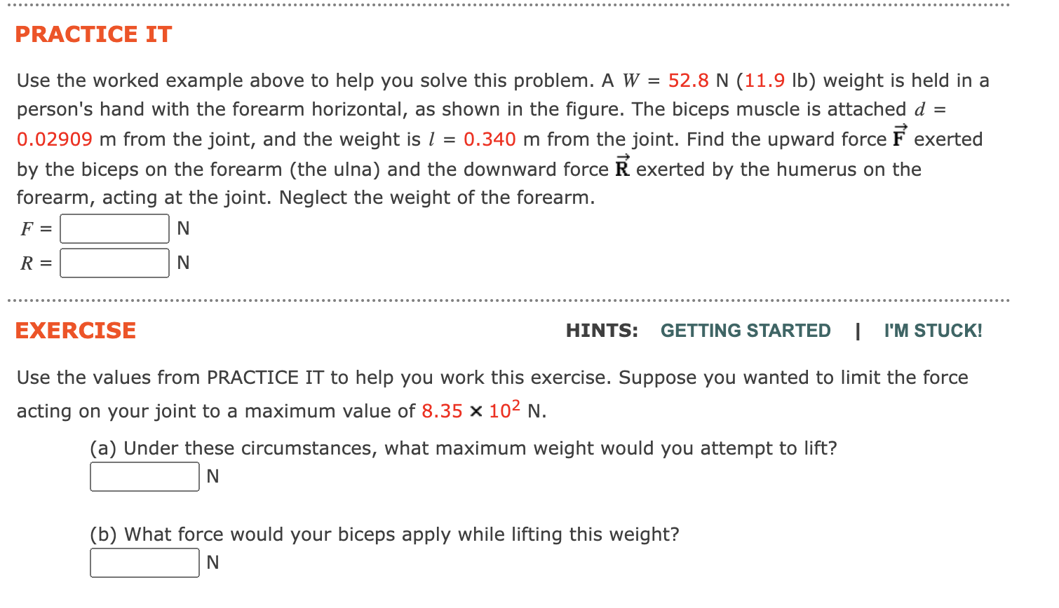 Solved PRACTICE IT Use the worked example above to help you | Chegg.com
