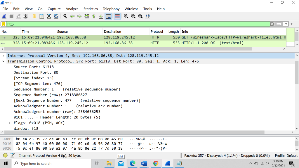 Solved HTTPWIRESHARK I POSTED A SCREENSHOY OF MY WIRESHARK | Chegg.com