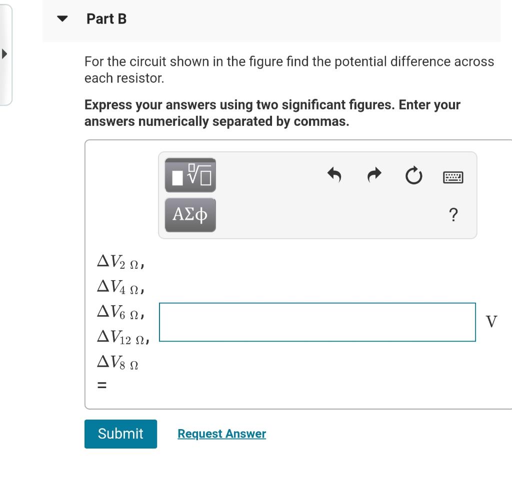 Solved Review Constants Part A For the circuit shown in the | Chegg.com