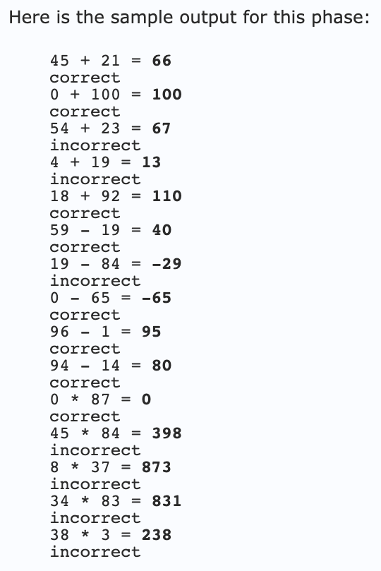 Solved Assignment 7.1 [85 points] This program will ask the | Chegg.com