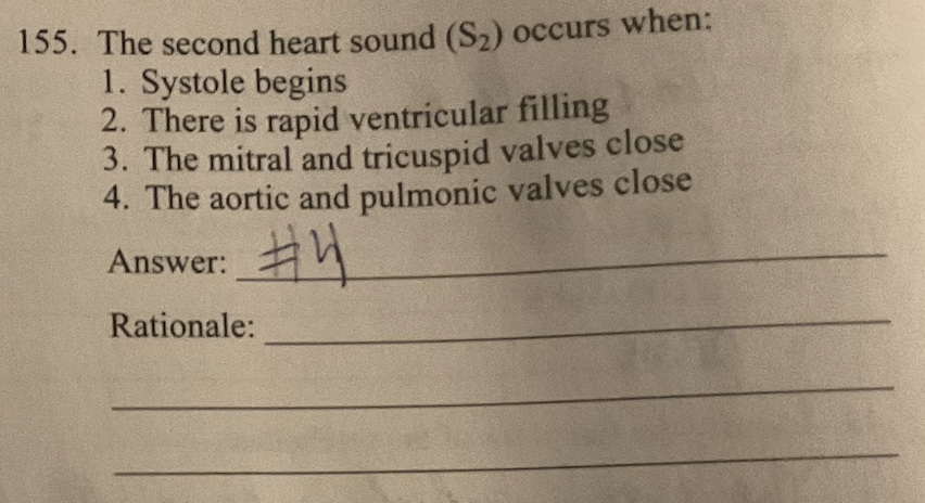 Solved The Second Heart Sound S2 Occurs When Systole Chegg Com   Screenshot2024 01 14at6.28.45AM 