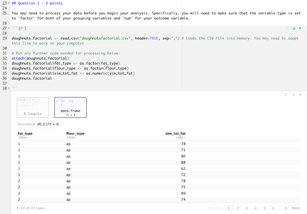 Hello, I need help with the following please. Using R | Chegg.com