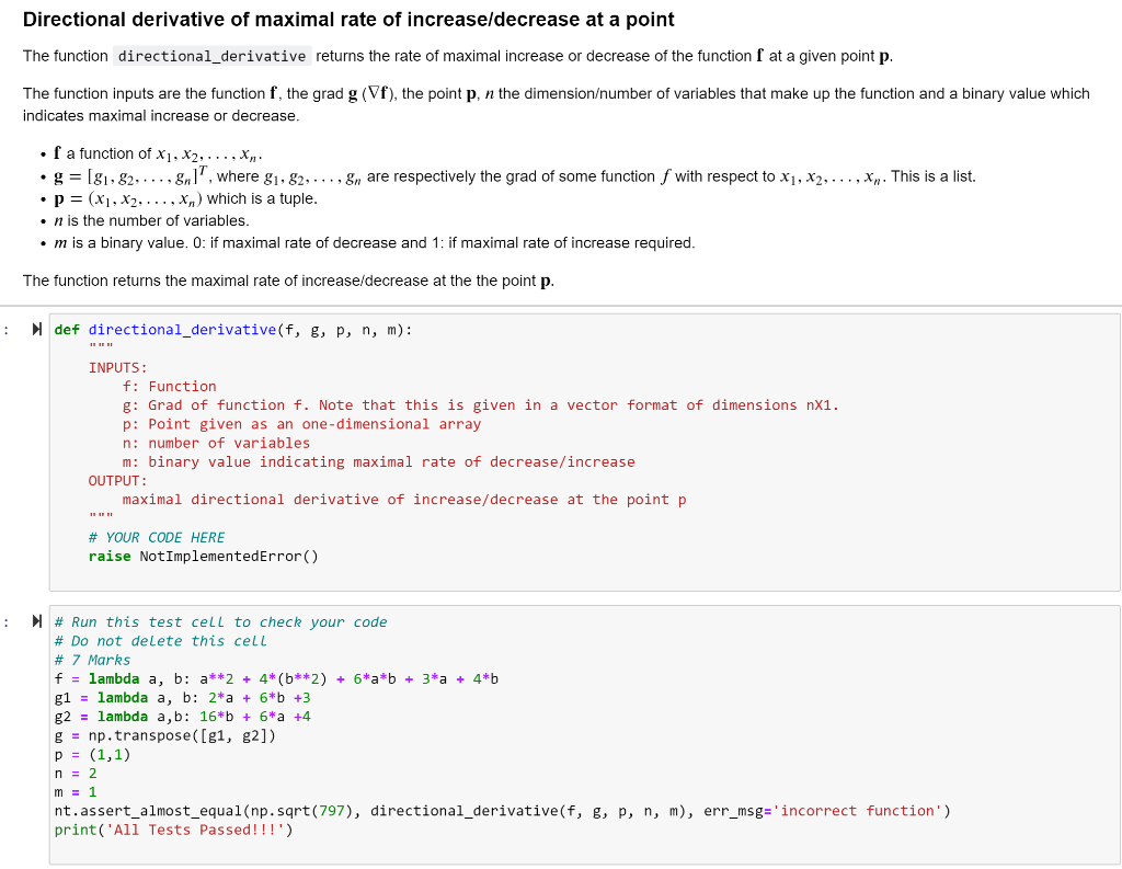 Directional derivative of maximal rate of | Chegg.com