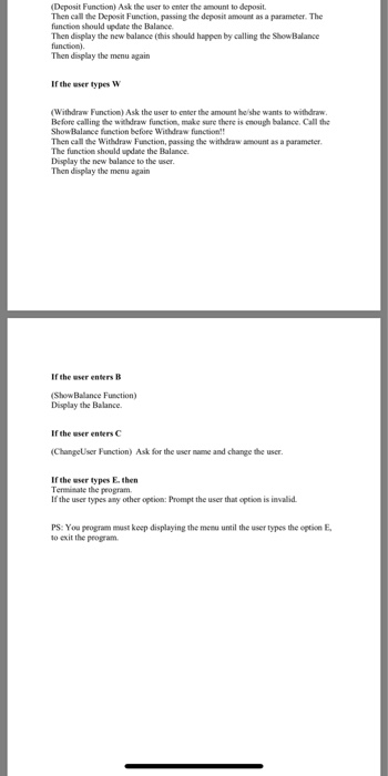Solved Final Project (100 Points) You are going to write a | Chegg.com