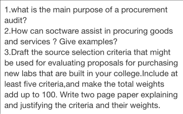 solved-what-is-the-main-purpose-of-a-procurement-audit-how-chegg