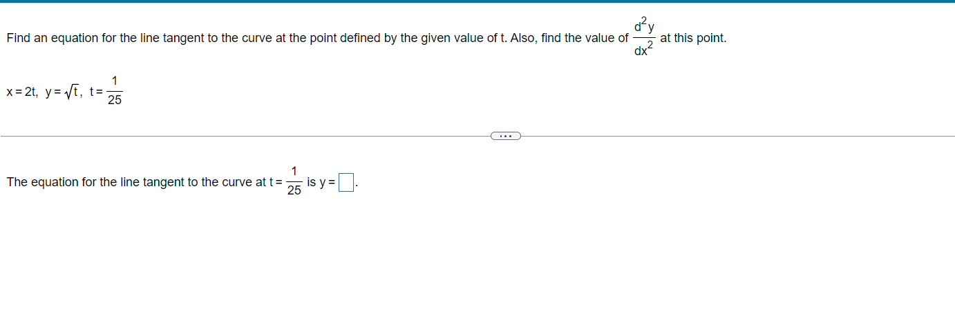 Solved Find an equation for the line tangent to the curve at | Chegg.com