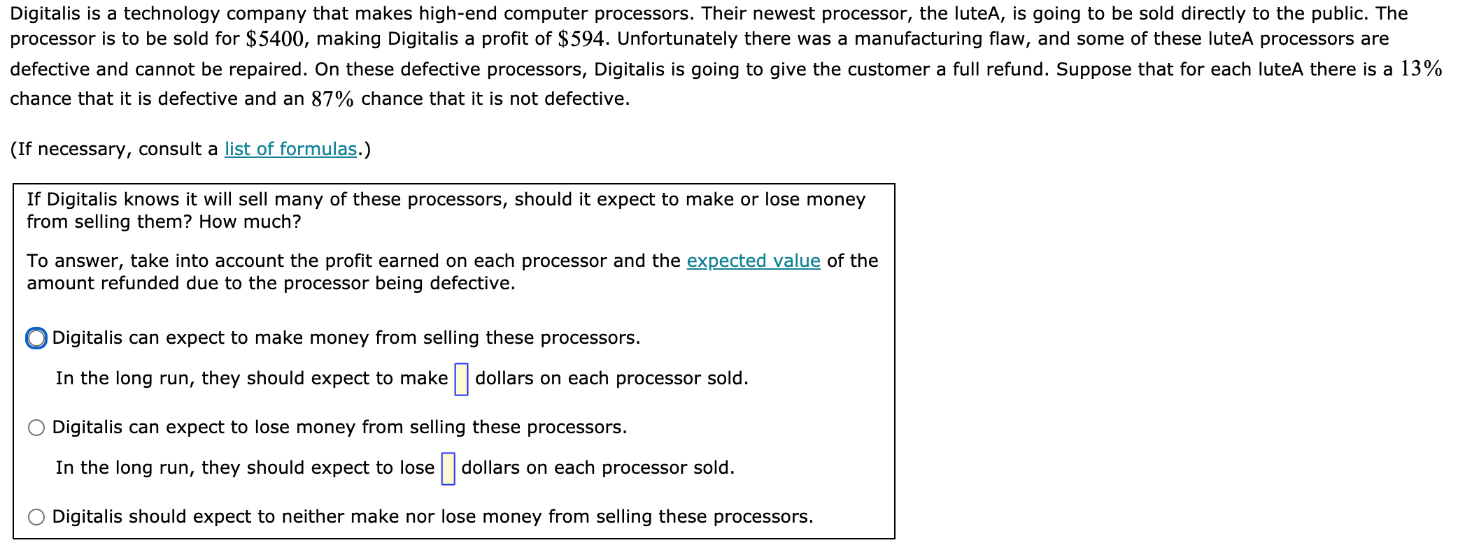 Solved Digitalis is a technology company that makes highend