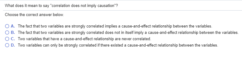 what does the phrase correlation does not imply causation mean