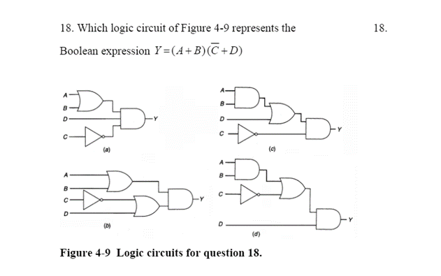 Solved 16. 16. The Boolean Expression For The Logic Circuit | Chegg.com