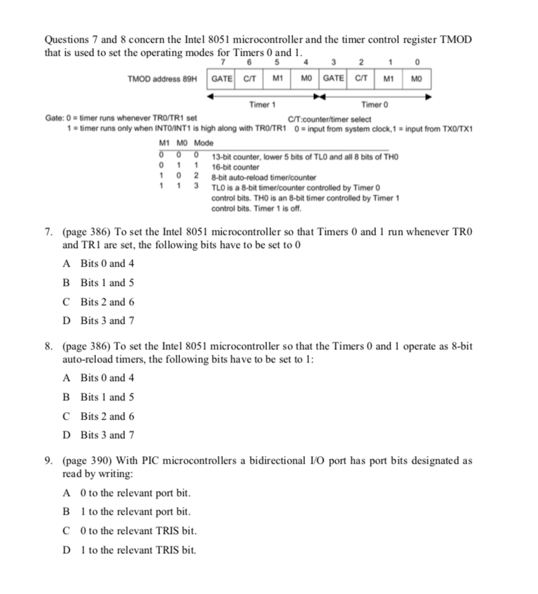 microcontroller 8051 basic interview questions pdf