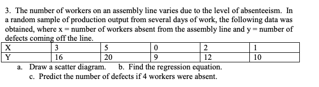 Solved 3. The number of workers on an assembly line varies | Chegg.com