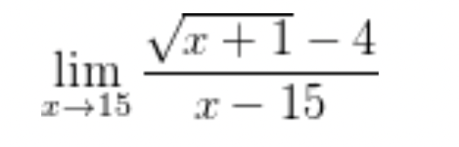 Solved limx→15x−15x+1−4 | Chegg.com