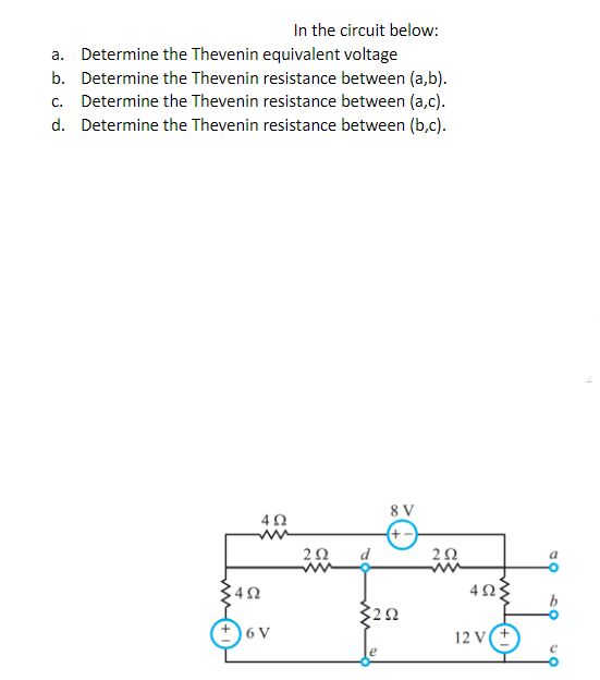 Solved Determine The Resistance Between The Terminals For | Chegg.com