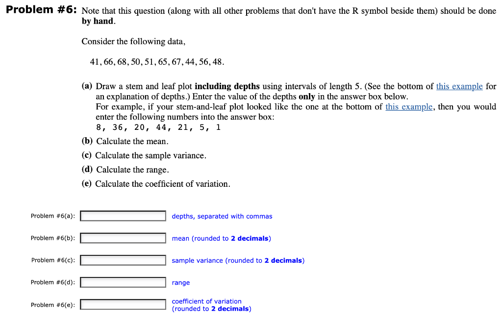 Solved Problem #6: Note that this question (along with all | Chegg.com