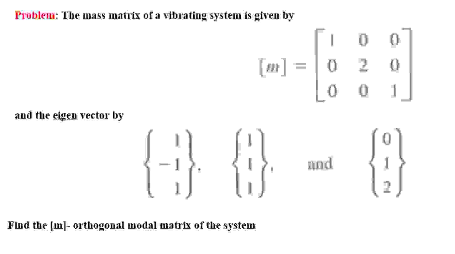 Solved and the eigen vector by{[1],[-1],[1]},{[1],[1],[1]}, | Chegg.com