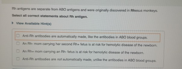 Select The Correct Statement About Antigens