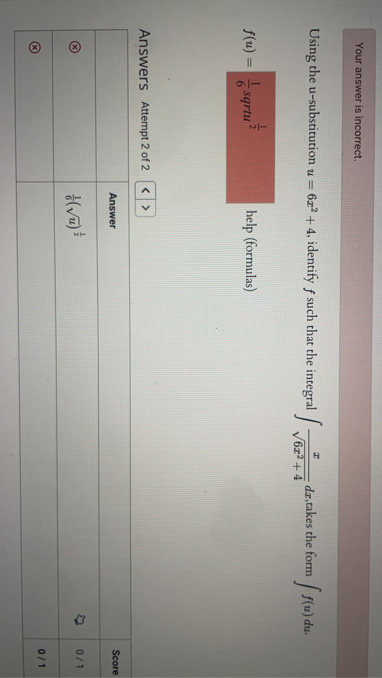 26. u substitution homework answers