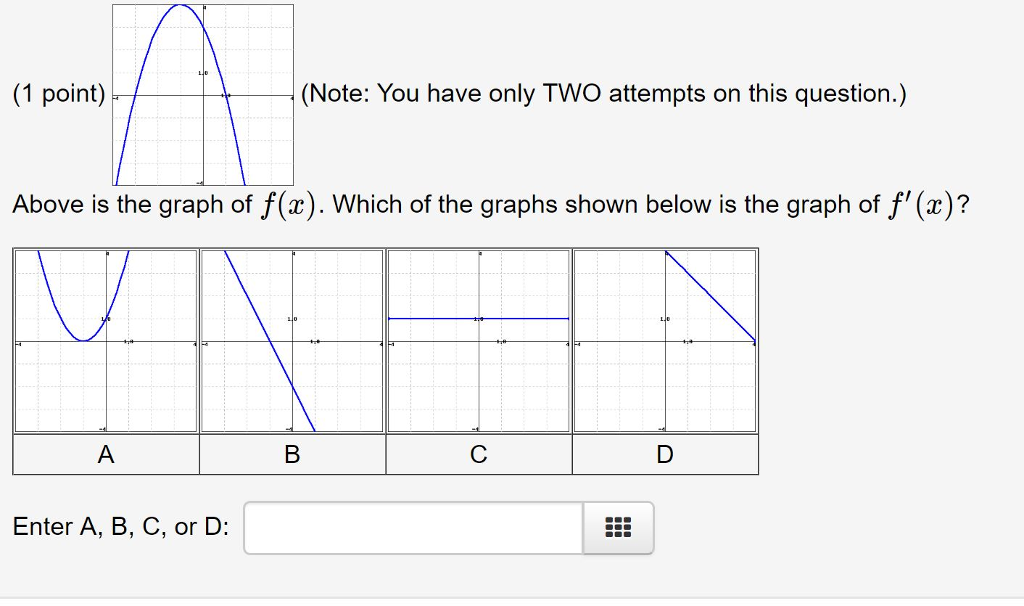 Solved (1 point) (Note: You have only TWO attempts on this | Chegg.com