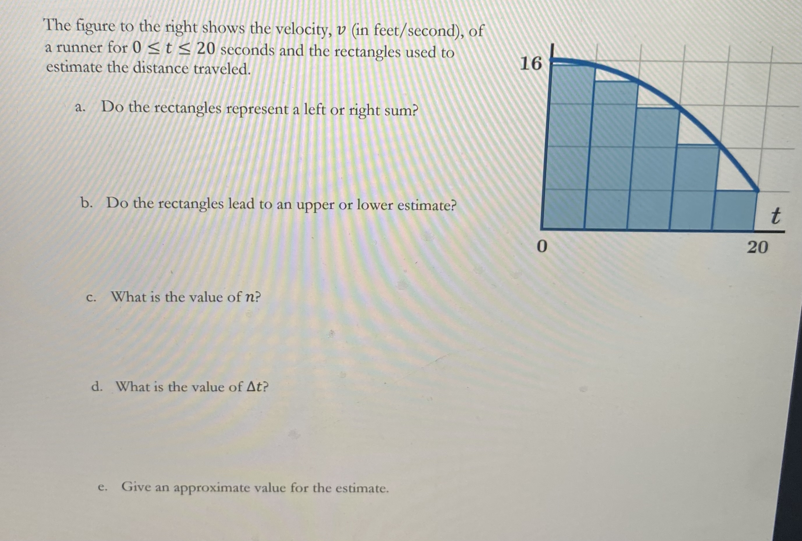 Solved The figure to the right shows the velocity, v (in | Chegg.com
