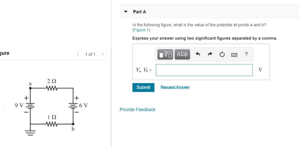 Solved Part A In the following figure, what is the value of | Chegg.com