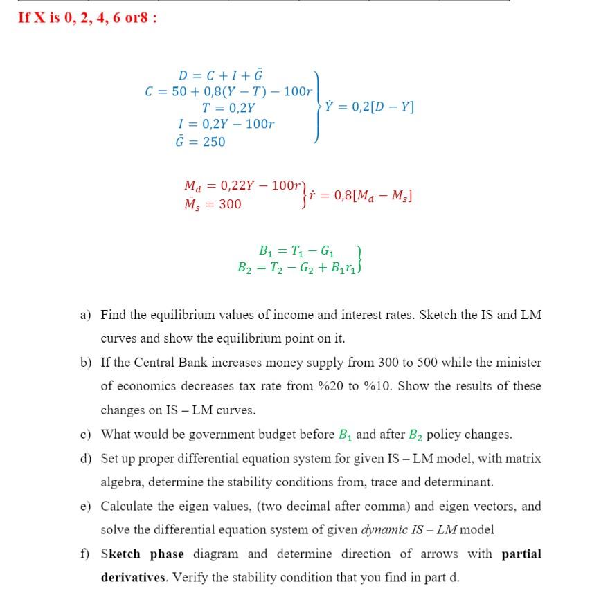 If X Is 0 2 4 6 Or8 0 D C I G C 50 0 Chegg Com