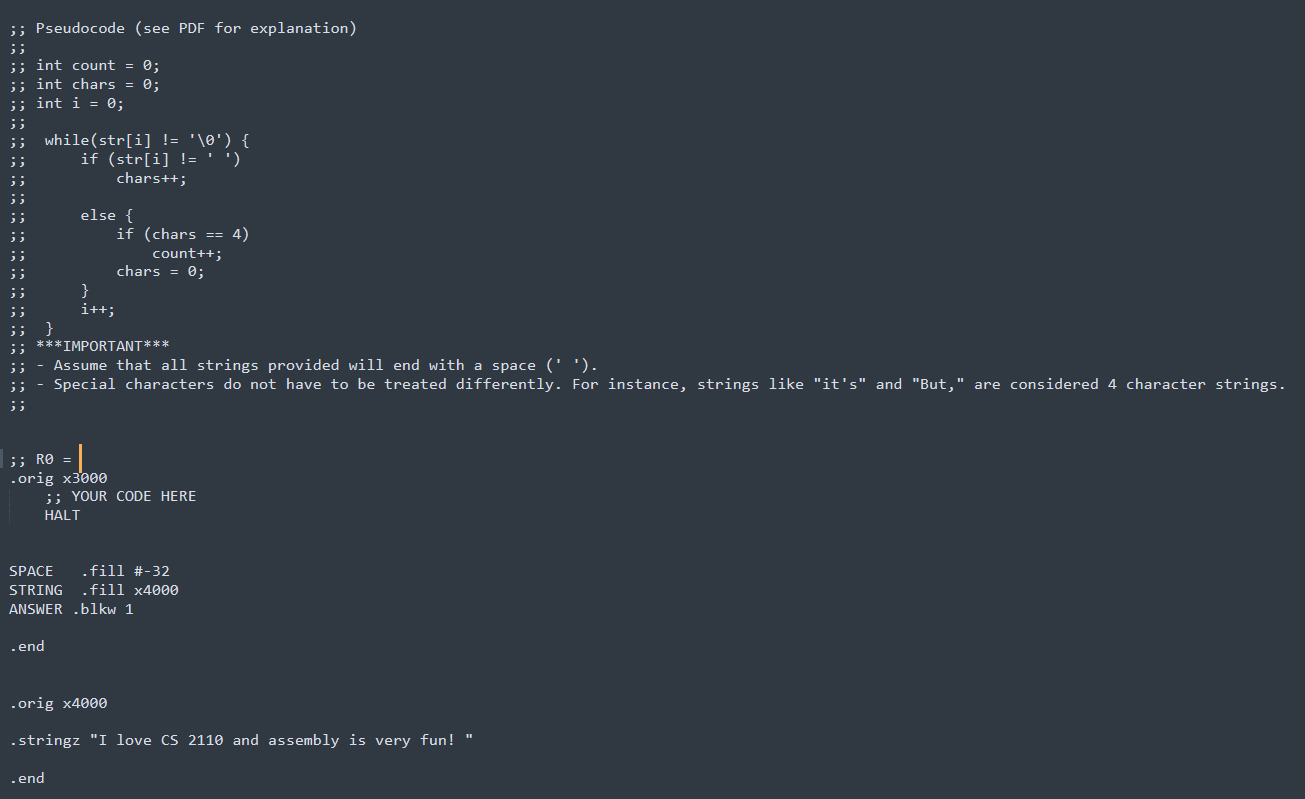 Solved ;; Pseudocode (see PDF for explanation) j; ;; int | Chegg.com