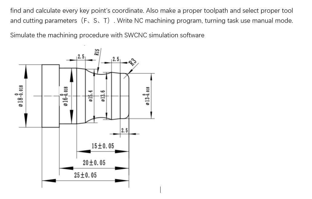 Solved find and calculate every key point's coordinate. Also | Chegg.com