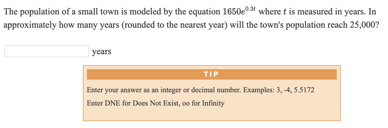 Solved The population of a small town is modeled by the | Chegg.com