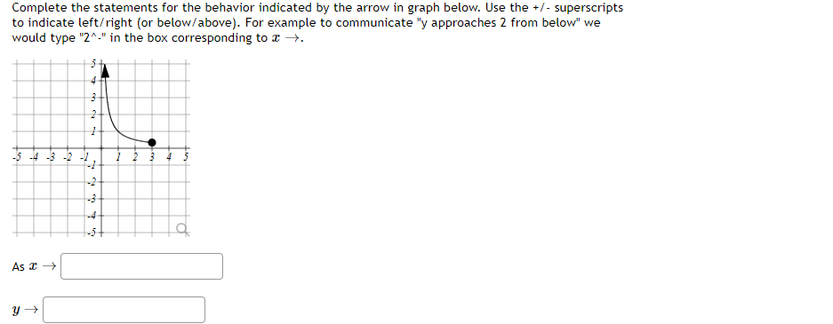 Solved Complete the statements for the behavior indicated by | Chegg.com