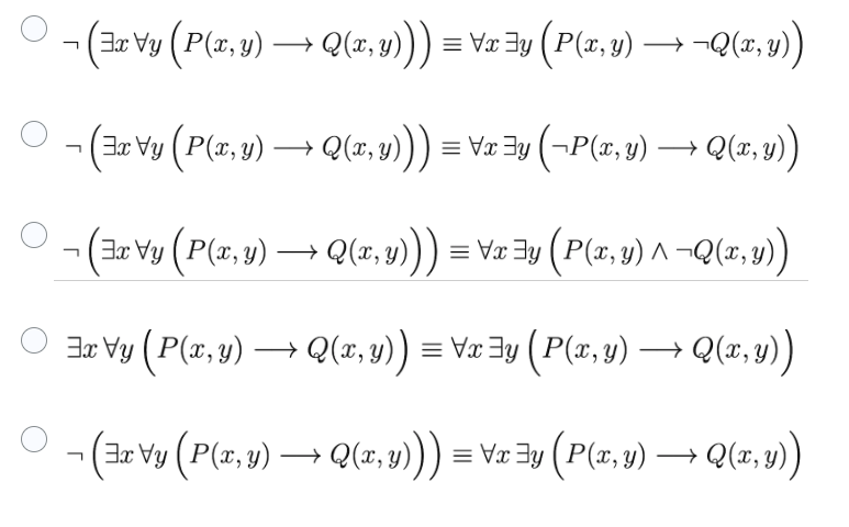 Solved Discrete Structures (just Need Answer Please) 1)Which | Chegg.com