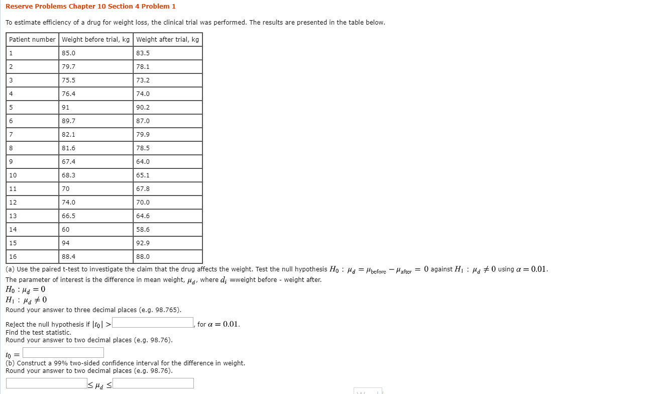 Solved Reserve Problems Chapter 10 Section 4 Problem 1 To | Chegg.com
