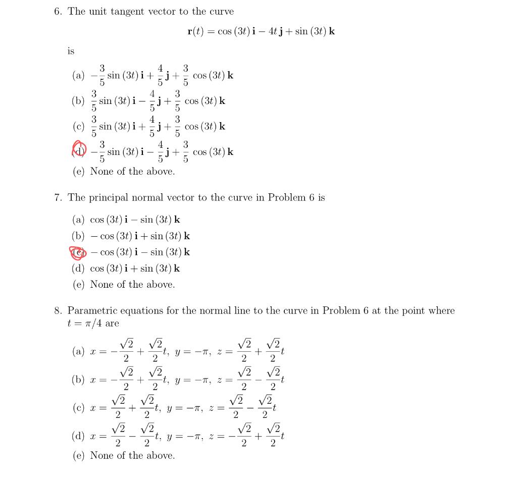 solved-6-the-unit-tangent-vector-to-the-curve-chegg