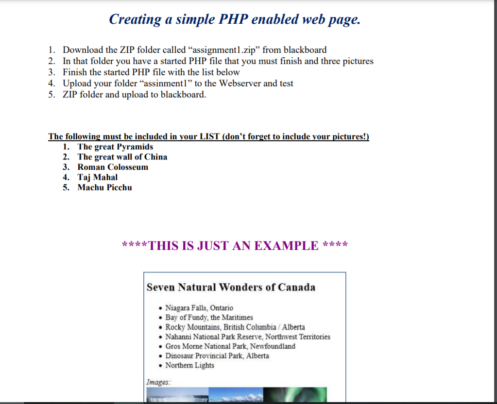 Solved Creating a simple PHP enabled web page. 1. Download | Chegg.com