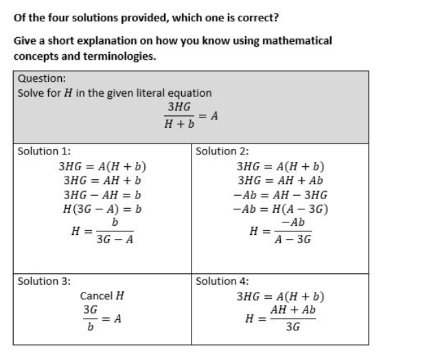 Solved Of The Four Solutions Provided, Which One Is Correct? | Chegg ...