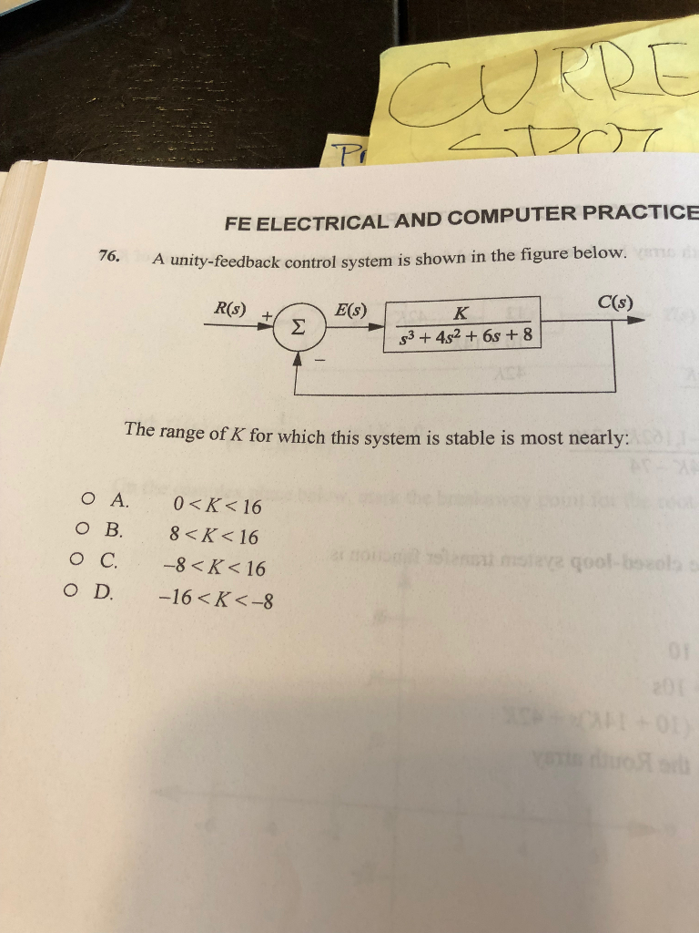 Solved FE ELECTRICAL AND COMPUTER PRACTICE 76. A | Chegg.com