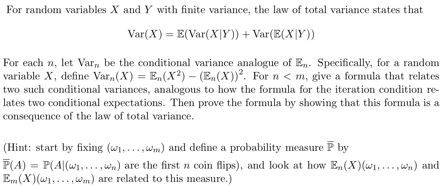 For Random Variables X And Y With Finite Variance Chegg Com