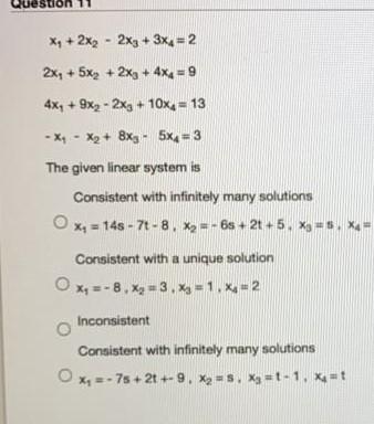 Solved Question 2 1 2 3 6 5 9 Evaluate The Determinant 2 Chegg Com