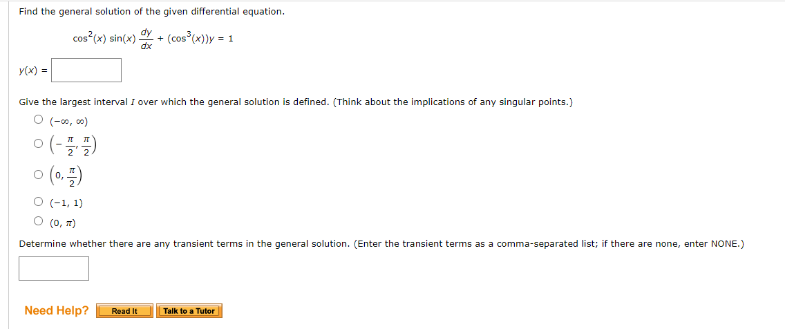 Solved Find The General Solution Of The Given Differential Chegg Com Solved Find The General Solution Of The Given Differential Chegg Com