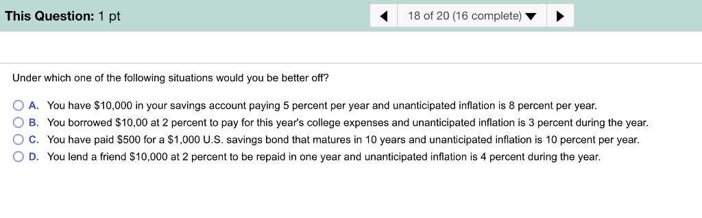 Solved This Question: 1 pt 16 of 20 (16 complete) The | Chegg.com