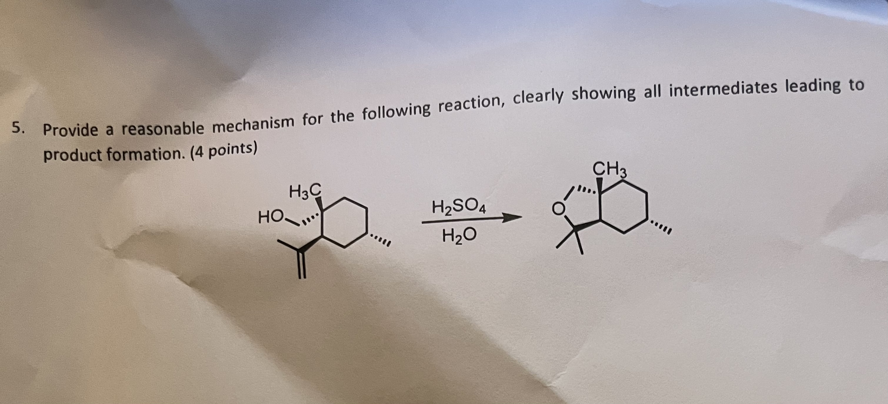 Solved 5. Provide a reasonable mechanism for the following | Chegg.com
