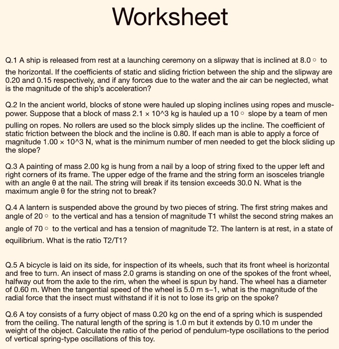 ️Mechanical Equilibrium Worksheet Free Download Goodimg.co