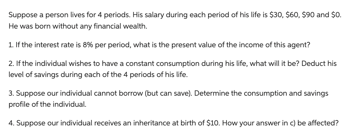 Solved DO NOT USE CHATGPT TO ANSWER. SHOW FORMULA USED AND | Chegg.com