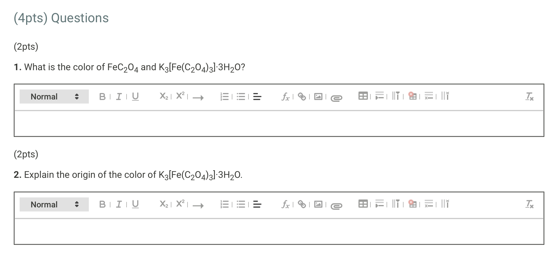 part-a-preparation-of-k3-fe-c2o4-3-3h2o-data-entry-chegg