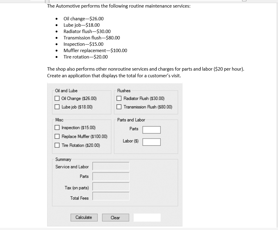 Solved The Automotive performs the following routine | Chegg.com