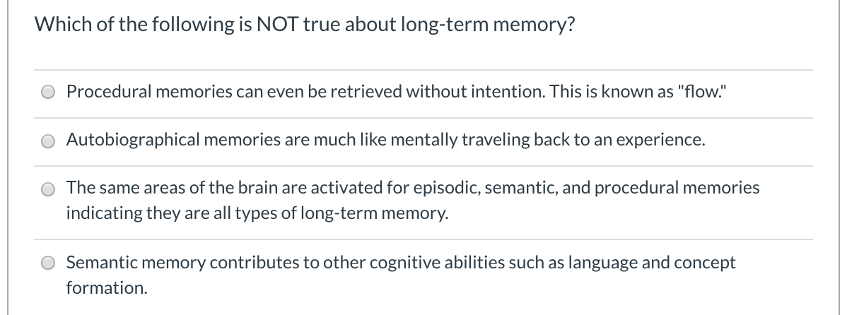 Long-term memory is formed immediately without the need for