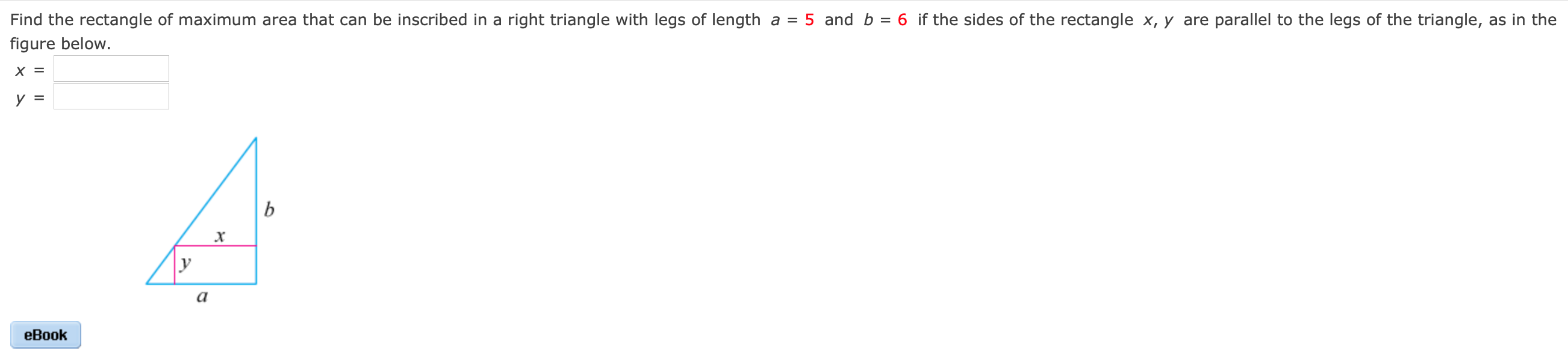 Solved Find the rectangle of maximum area that can be | Chegg.com