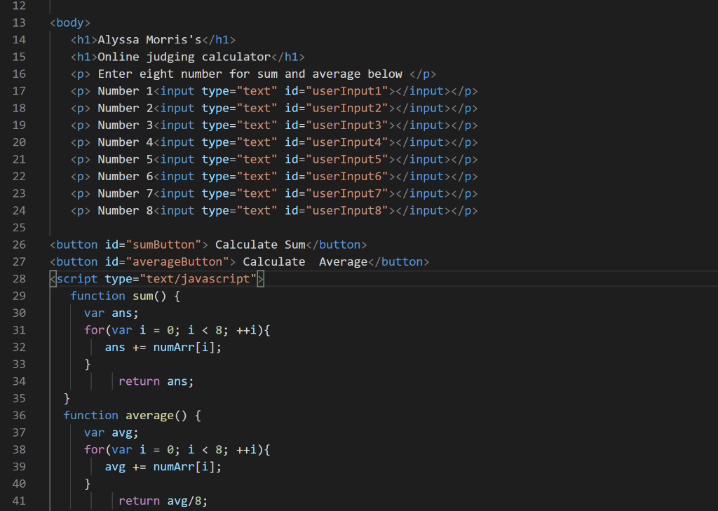 Solved Trying to get this to output the answer but cannot | Chegg.com
